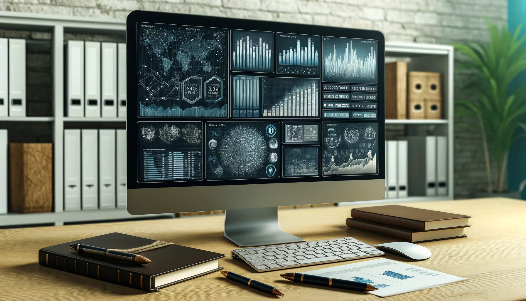 a detailed cryptocurrency analytics dashboard on a computer screen, displaying various cryptocurrency statistics, graphs, and data points.